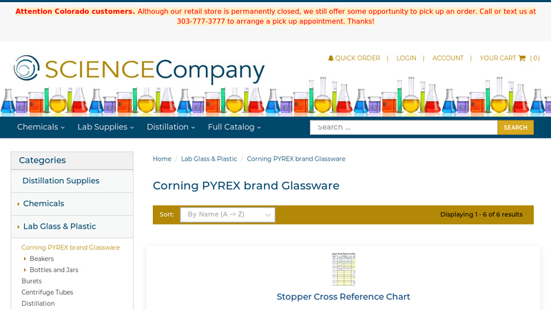 Corning PYREX brand Glassware