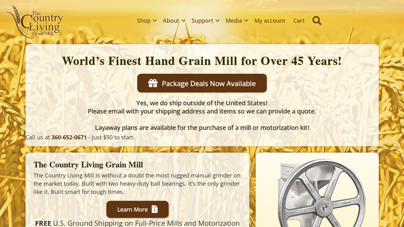 Country Living Grain Mills