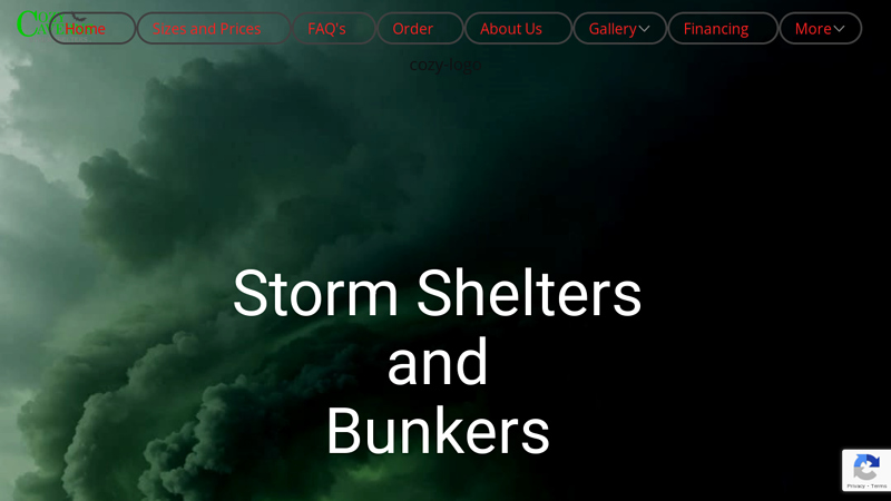 Cozy Caverns Storm Shelters
