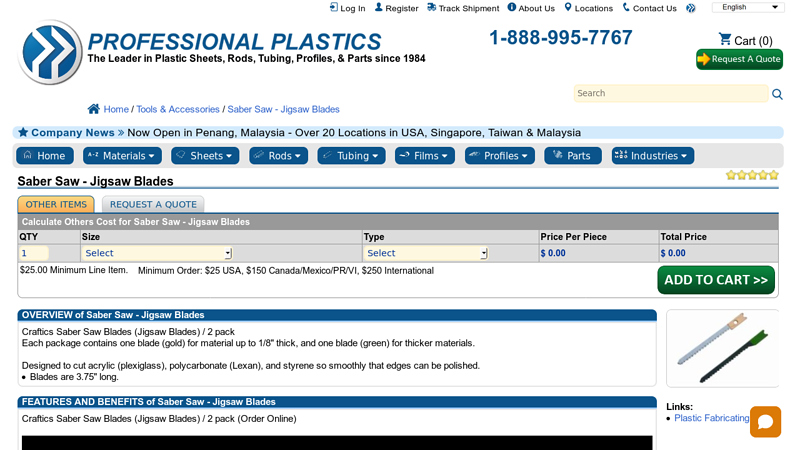 Craftics Saber Saw Blades