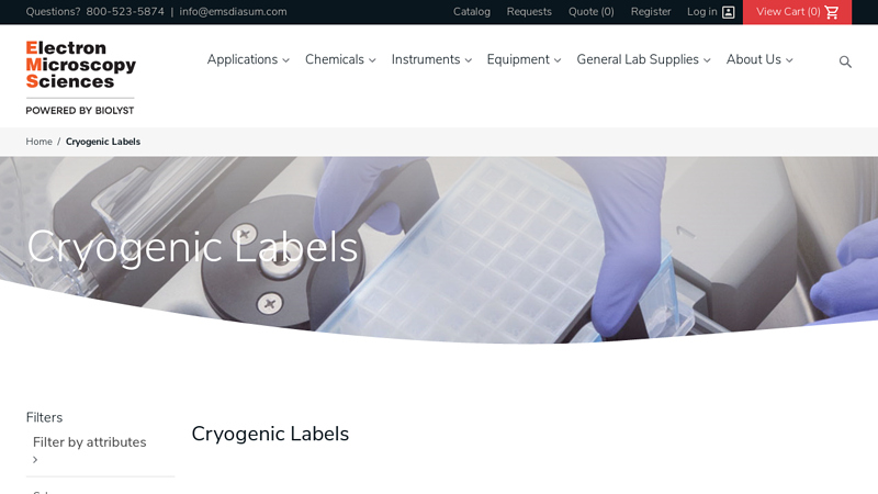 Cryogenic Labels