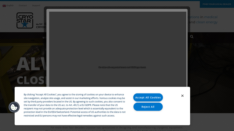 CRYOSTAR industrial cryogenics