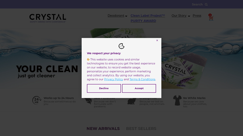 CRYSTAL™ Deodorant