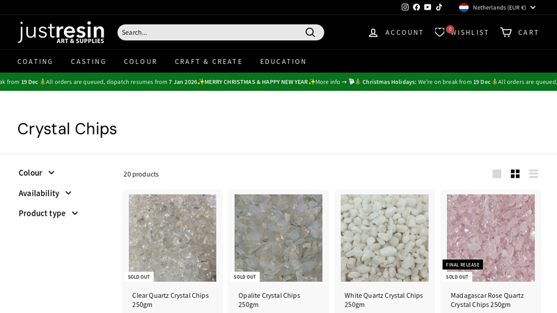 Crystals for Resin Art