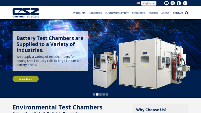 CSZ Environmental Test Chambers