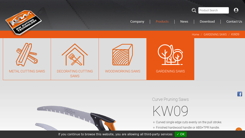 Curve Pruning Saws KW09