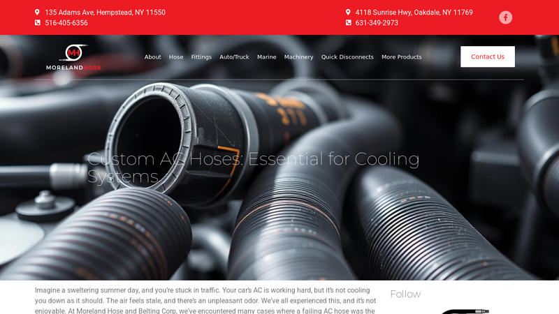 Custom AC Hoses for Auto & HVAC Systems