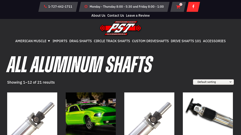 Custom Aluminum Driveshafts For Sale