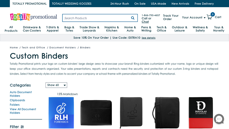 Custom Binders – Logo 3 Ring Binders