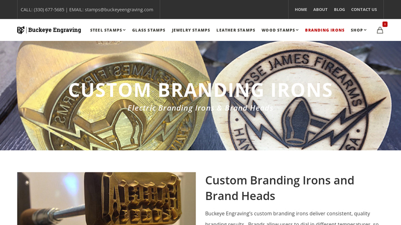 Custom Branding Irons & Branding Heads