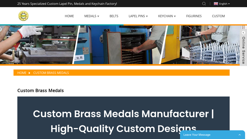 Custom Brass Medals Manufacturer