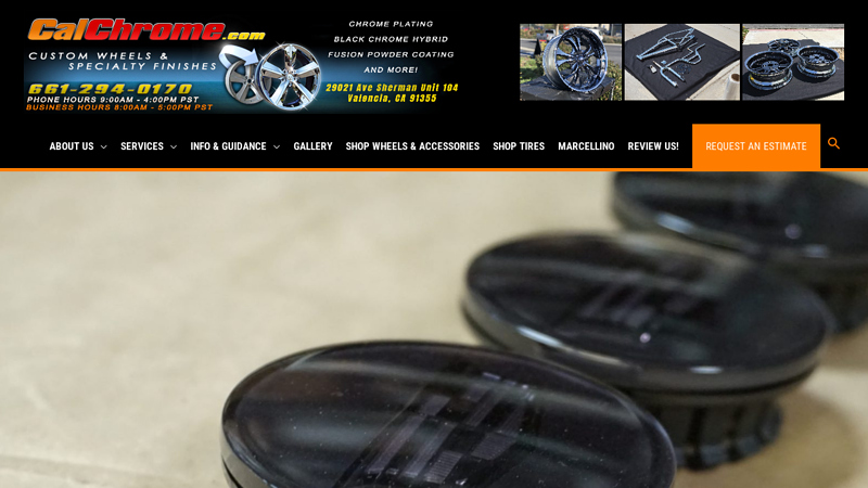 Custom Caps - Calchrome.com