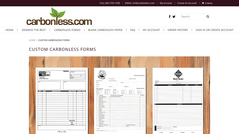 Custom Carbonless Forms