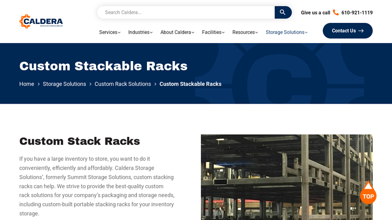 Custom Designed Stackable Racks