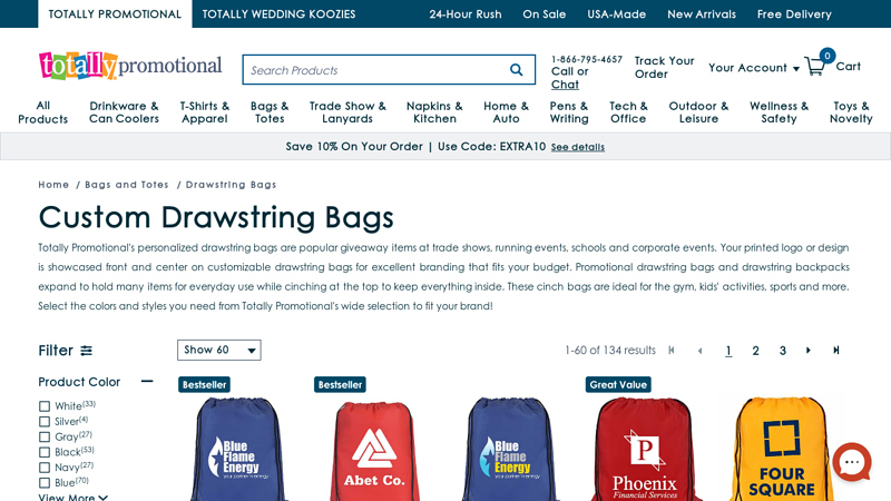 Custom Drawstring Bags