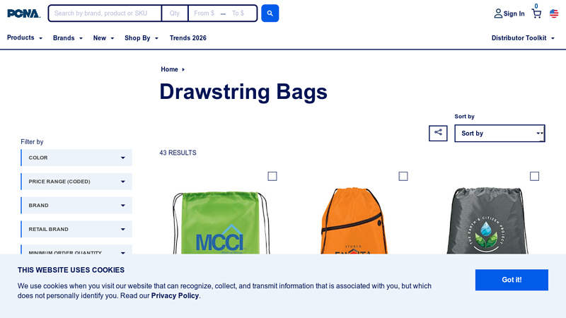 Custom Drawstring Bags