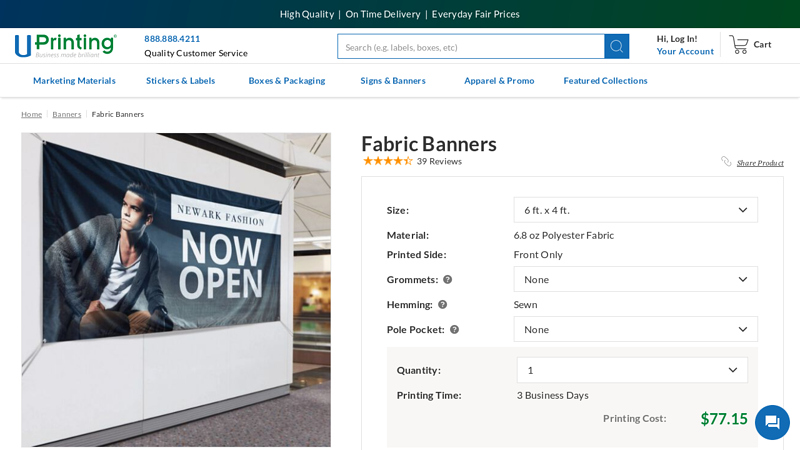 Custom Fabric Banners: Durable Cloth Banner Printing