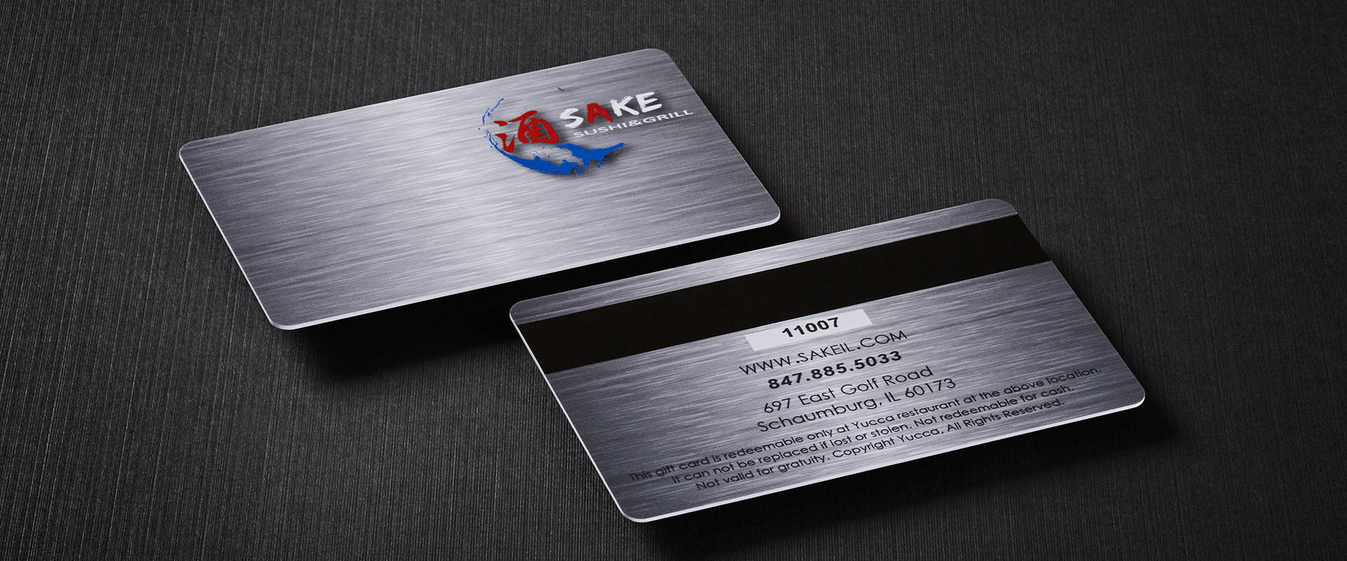 Custom Gift Cards for Businesses on 30mil Plastic