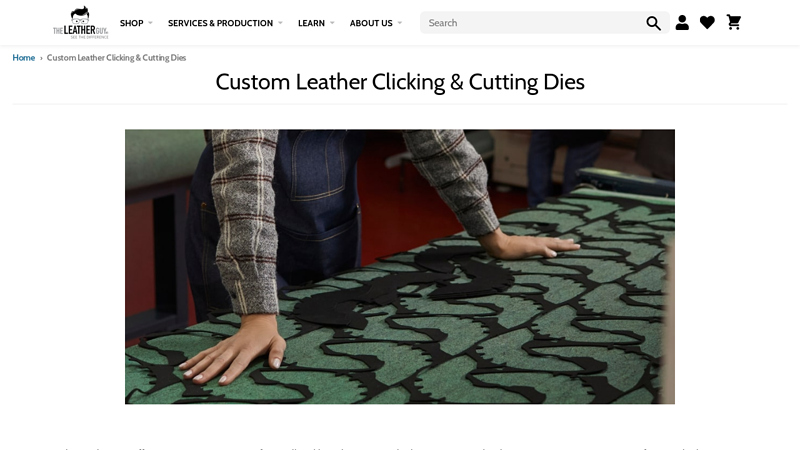 Custom Leather Clicking & Cutting Dies
