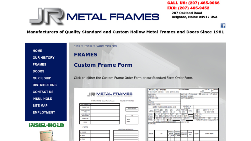 Custom Metal Frames Manufactured by JR Metal Frames