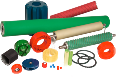 Custom Molded Rubber Rollers & Molded Precision Parts