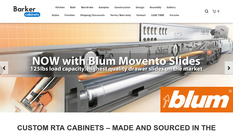 Custom RTA Kitchen Cabinets