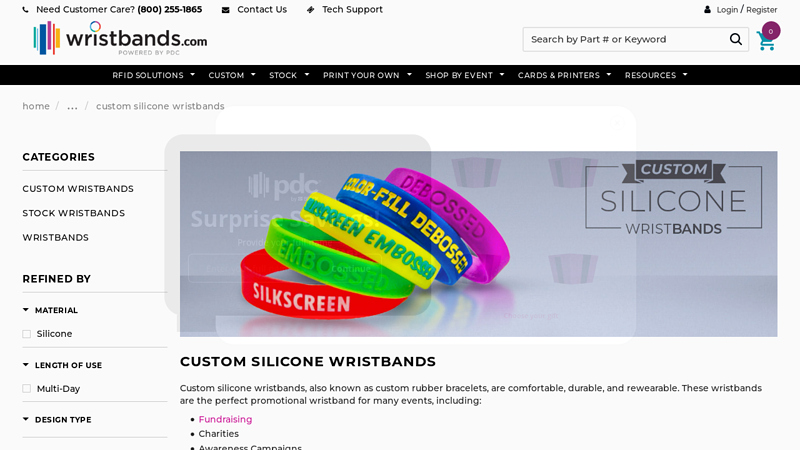 Custom Silicone Wristbands