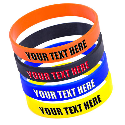 Custom Silicone Wristbands & Personalised Rubber Wristbands