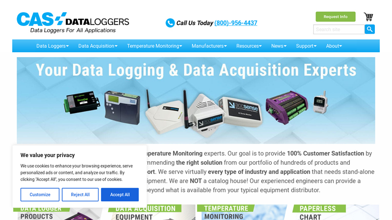 Data Logger & Data Acquisition Solutions from CAS DataLoggers