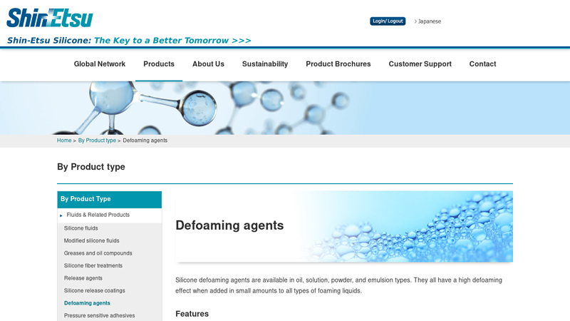 Defoaming agents
