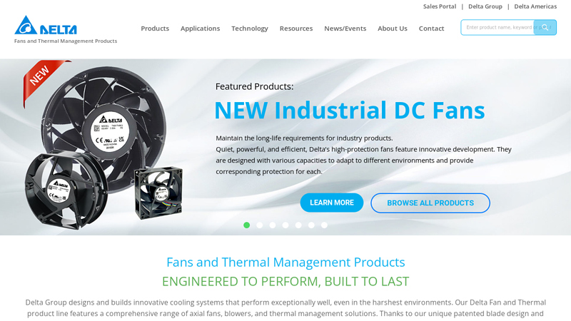 Delta Fans and Thermal Management Products