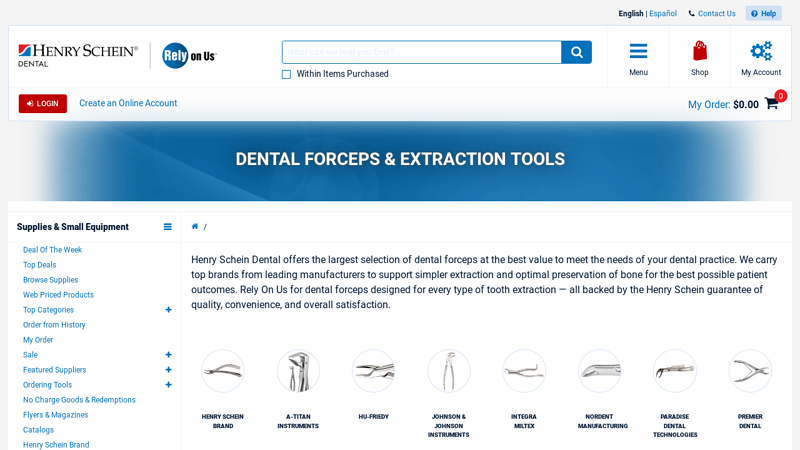Dental Forceps & Extraction Tools