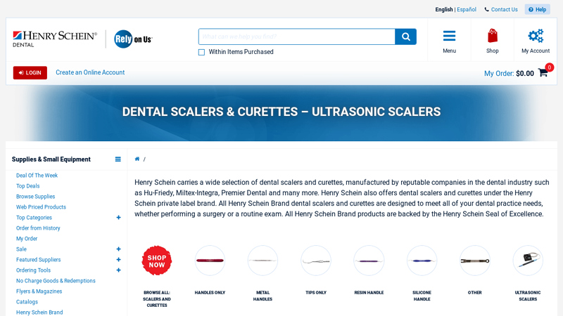 Dental Scalers & Curettes