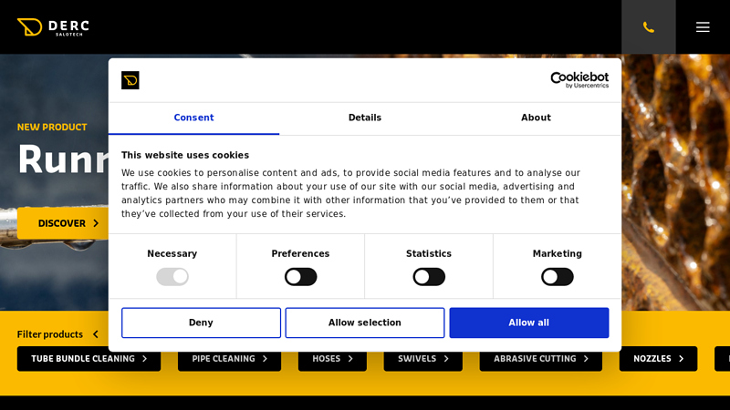 Derc Salotech: Water Jetting Equipment