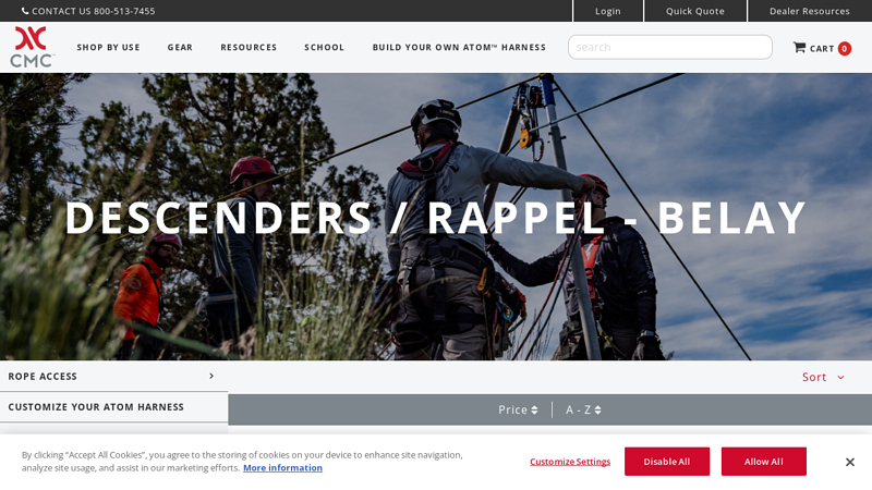 Descenders / Rappel - Belay
