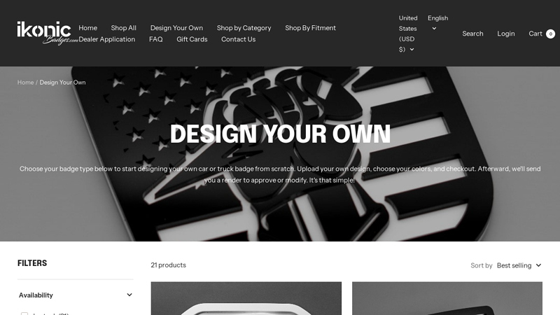 Design Your Own Custom Truck Badge