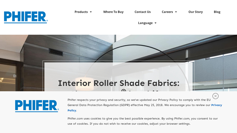 Designer Roller Shade Fabric