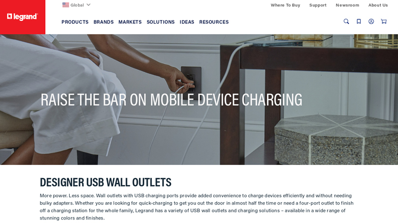 Designer USB Wall Outlets