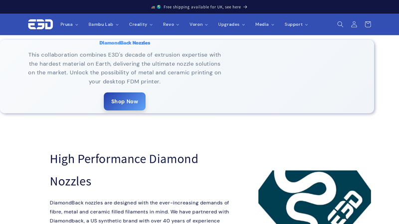 DiamondBack Landing Page