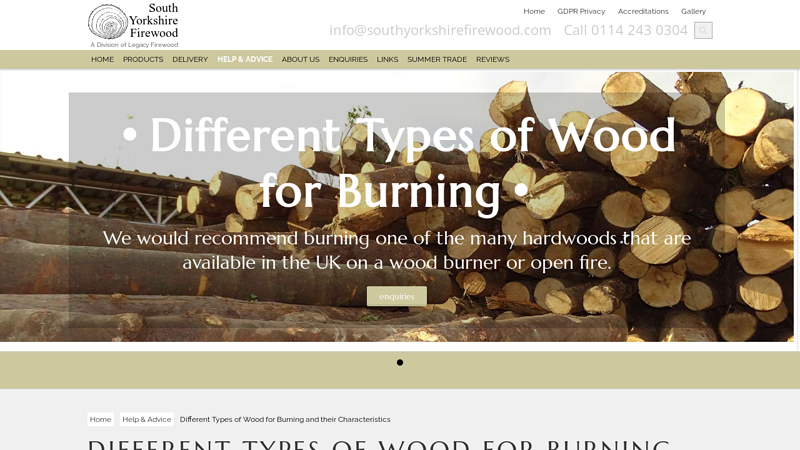 Different Types of Wood for Burning and their Characteristics