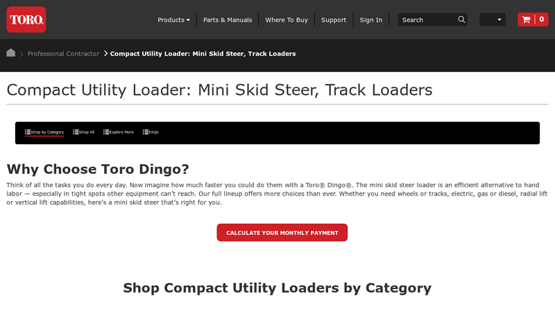 Dingo Mini Skid Steer and Track Loader