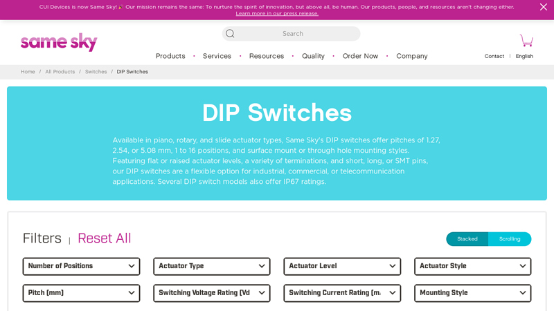 DIP Switches