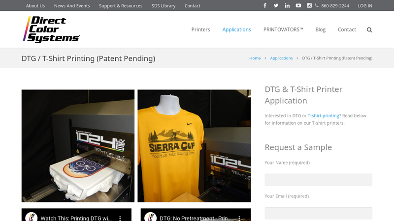 Direct to Garment (DTG) Printing