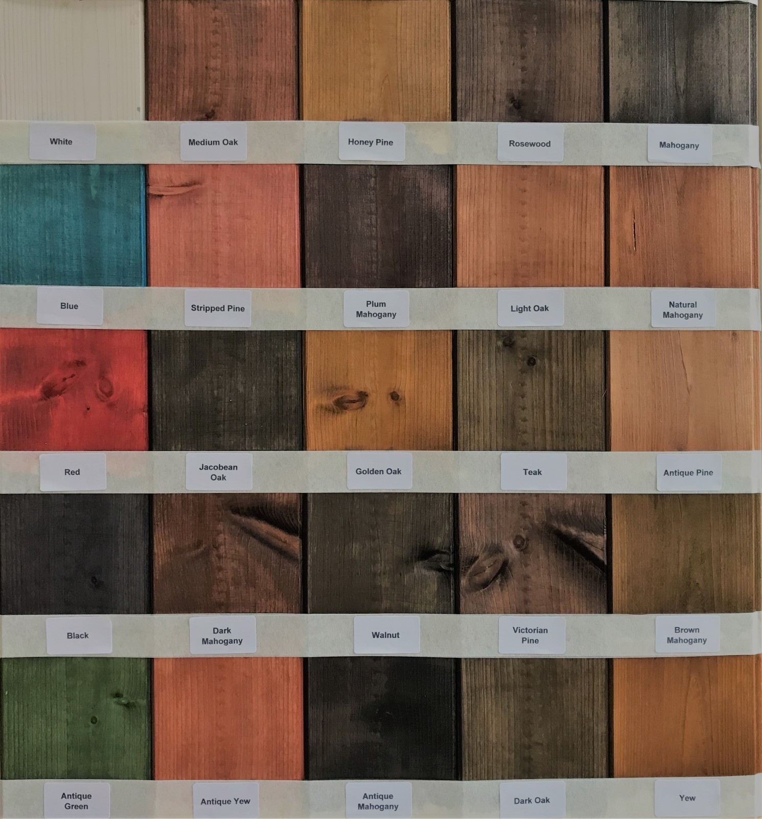 Discover a wide range of colours for wood coatings