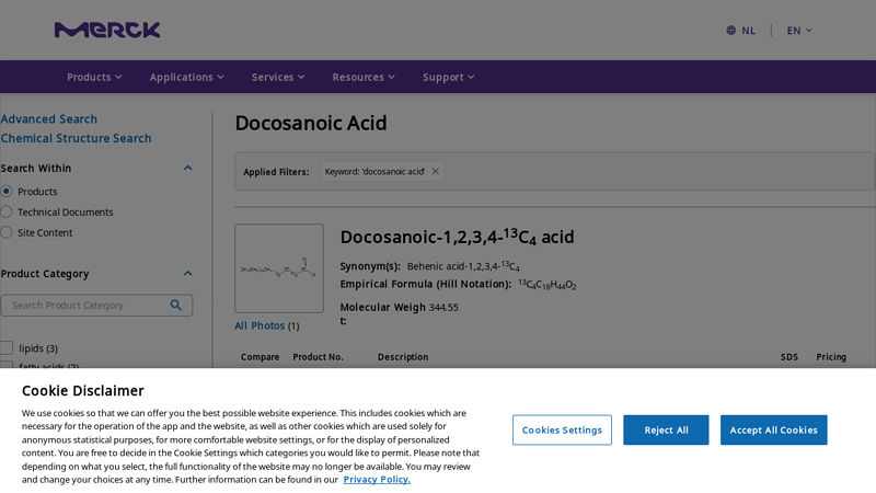 Docosanoic acid