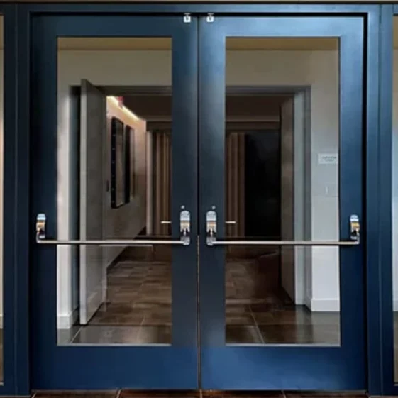 Doors and door hardware