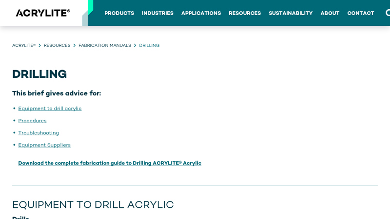 Drilling