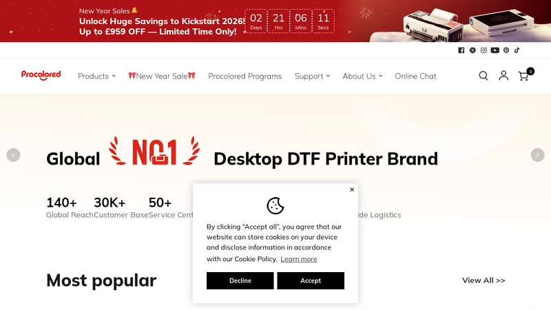 DTF Printer/UV DTF Printer/UV Flatbed Printer