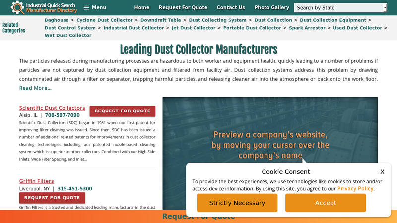 Dust Collector Manufacturers