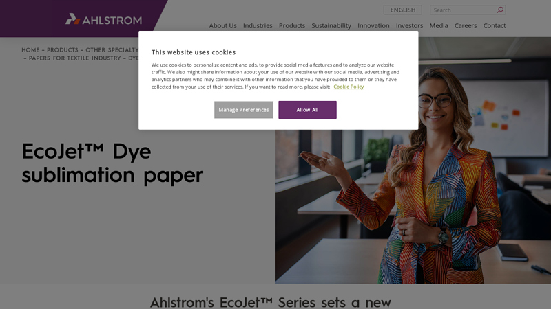EcoJet® Dye Sublimation Paper